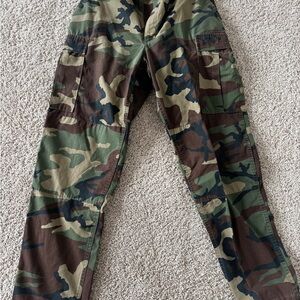 Classic Camo Cargo Pants - Green/Brown/Black